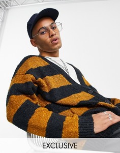 Кардиган в полоску Reclaimed Vintage Inspired-Разноцветный
