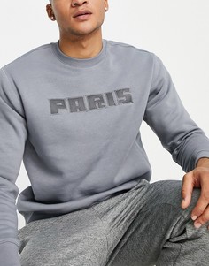 Серый свитшот Nike Football Paris Saint-Germain Club