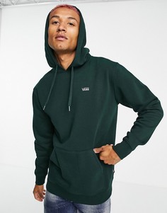 Худи из флиса темно-зеленого цвета Vans Basic-Зеленый цвет
