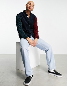 Синяя вельветовая рубашка Carhartt WIP Triple Madison-Разноцветный