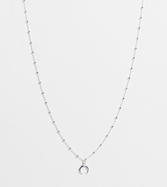 Ожерелье из стерлингового серебра с подвеской в виде рога Kingsley Ryan-Серебристый