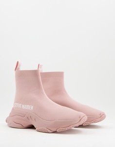 Розовые кроссовки Steve Madden Master-Розовый цвет