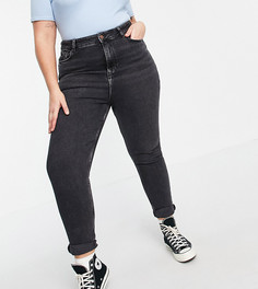Черные джинсы в винтажном стиле New Look Curve-Черный цвет