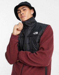 Бордовая флисовая куртка The North Face Denali Insulated-Красный