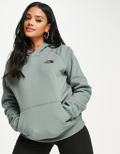 Худи зеленого цвета The North Face Raglan Red Box-Зеленый цвет