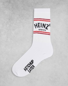 Спортивные носки с принтом "Heinz Ketchup" ASOS DESIGN-Красный
