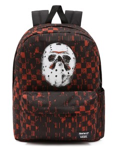 Черный/красный рюкзак Vans X Friday the 13th Terror Old Skool IIII-Черный цвет