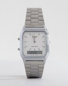 Электронные наручные часы Casio AQ-230A-7DMQ-Серебряный