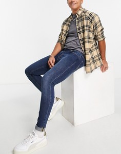 Синие джинсы с напылением Jack & Jones Intelligence Tom-Голубой