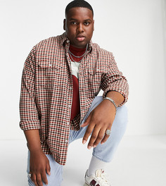 Рубашка в мелкую красную клетку Levis Big & Tall Jackson-Красный Levis®