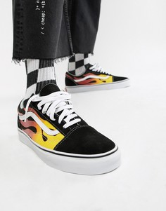 Черные кроссовки Vans Old Skool VN0A38G1PHN1-Черный