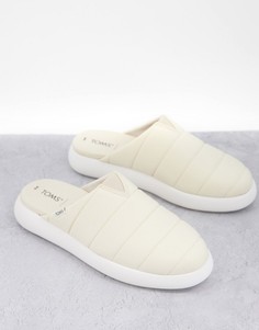 Бежевые мюли TOMS Exclusive Alpargata Mallow-Светло-бежевый цвет
