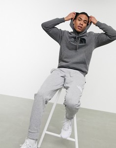 Худи серого цвета без застежки The North Face Drew Peak-Серый