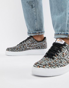 Черные кроссовки Nike Air Force 1 07 AO6296-001-Черный