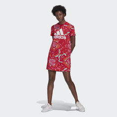 Платье-футболка FARM Rio Floral Print adidas Sport Inspired