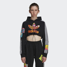 Укороченная худи Jeremy Scott adidas Originals