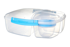 Контейнер 3-секционный с баночкой To Go Sistema