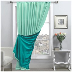 Штора Amore Mio 85167 голубой 270х200