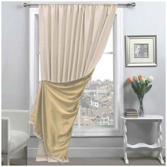 Штора Amore Mio 85170 бежевый 270х200