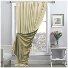 Штора Amore Mio 85168 бежевый 270х200