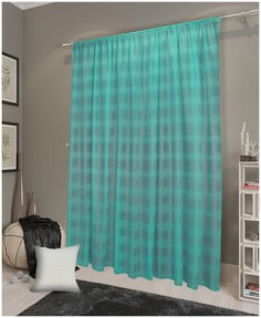 Штора Amore Mio 90249 голубой 270x300