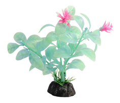 Искусственное растение для аквариума Laguna Ротала сиреневая 30 см, пластик, керамика