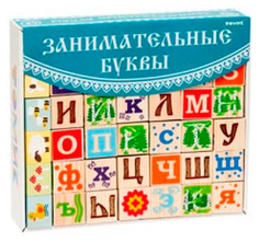 Кубики "Занимательные Буквы", 42 штуки, арт. 1111-5 Томик