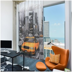 Штора Amore Mio 87003 270x145 см серый