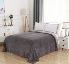 Плед "Элайза", 160х220 см, цвет: серый Sofi dе Marko