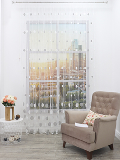 Штора Amore Mio 9979 270x300 см серый