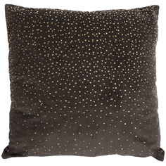 Наволочка декоративная 45x45см Sofi De Marko Кристал, цвет темно-коричневый