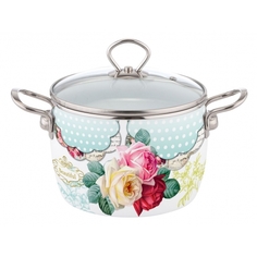 Кастрюля эмалированная 5л Winner WR-1685 BeautifuI