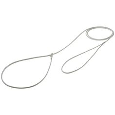 Поводок-удавка для собак ZooOne с кольцом, круглый ( серебро), 3 мм x 150 см