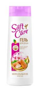 Гель для душа, Romax, Soft Care. С маслом миндаля, 400 г