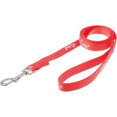 Поводок с карабином VIPet , 20 мм x 2 м (красный) Zoo One