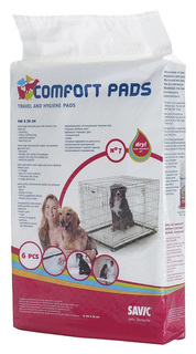 Пеленки для собак одноразовые Savic Comfort Pads 110 x 70 см, 6 шт