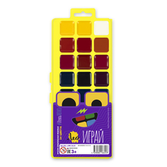 Акварельные краски Лео Играй, 24 цвета