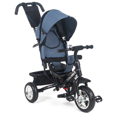 Трехколесный велосипед Capella Action Trike II 2021, серый/синий