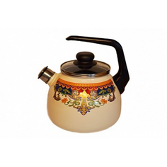 Чайник для плиты СТАЛЬЭМАЛЬ 1RC12 3 л