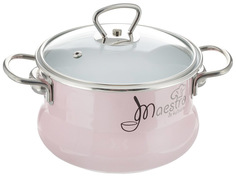 Кастрюля Vitross Maestro 8SO165S Розовый, белый
