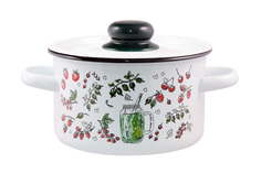 Кастрюля эмал цил Compote 1,5л ТМ Appetite