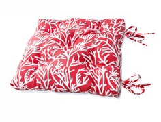 Подушка на стул Corals - S Цвет: Красный (50х50) Kauffort