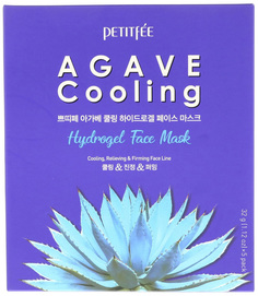Маска для лица Petitfee Agave Cooling Hydrogel Face Mask 5x32 г