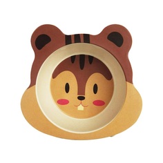 Детская тарелка Baby Fox BF-BOWL-07 Белка цв. коричневый