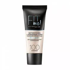 Тональный крем Maybelline Fit Me 100 Фарфоровый 30 мл