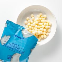 Шарики Самокат кукурузные; с кокосовой стружкой; в белой глазури; 50 г