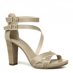 Босоножки женские Nero Giardini P717580D серо-бежевые 39 EU