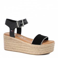 Эспадрильи женские Tommy Jeans EN0EN01320_2520576 черные 38 EU