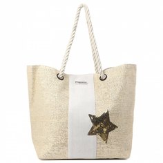 Пляжная сумка женская Les Tropeziennes CIB 01 светло-бежевая