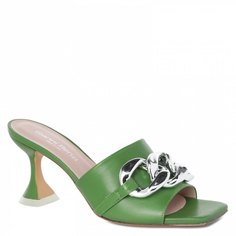 Шлепанцы женские GIANNI RENZI GR3028_2773945 зеленые 37 EU